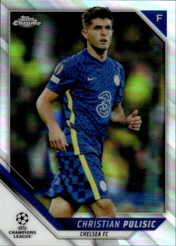 Christian Pulisic Chelsea Topps UEFA Champions League Chrome 2021/22 Refractor #150