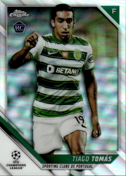 Tiago Tomas Sporting CP Topps UEFA Champions League Chrome 2021/22 Refractor #174