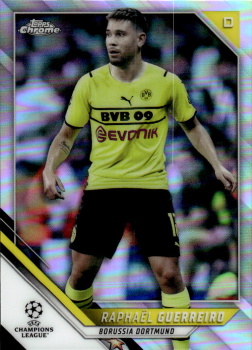 Raphael Guerreiro Borussia Dortmund Topps UEFA Champions League Chrome 2021/22 Refractor #178