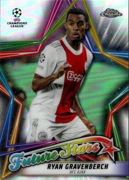 Ryan Gravenberch AFC Ajax Topps UEFA Champions League Chrome 2021/22 Future Stars #FS-01