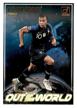 Kylian Mbappe Paris Saint-Germain Panini Donruss Soccer 2018/19 Out of this World #OW-9