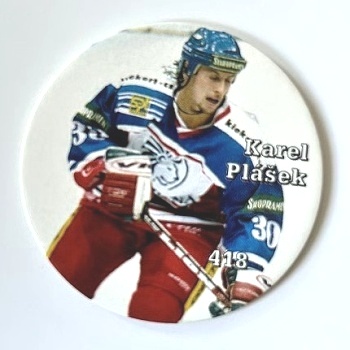 Karel Plasek Pardubice Staropramen Extraliga Cesky hokej POG 1998/99 #418