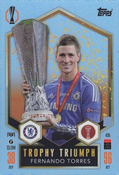 Fernando Torres Chelsea 2024/25 Topps Match Attax UEFA Club Competitions Trophy Triumph #435