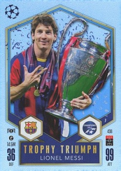 Lionel Messi FC Barcelona 2024/25 Topps Match Attax UEFA Club Competitions Trophy Triumph #438