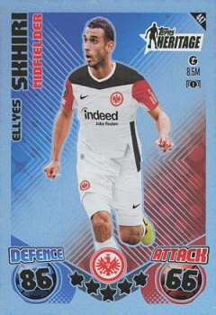 Ellyes Skhiri Eintracht Frankfurt 2024/25 Topps Match Attax UEFA Club Competitions Topps Heritage #447