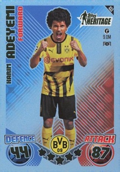 Karim Adeyemi Borussia Dortmund 2024/25 Topps Match Attax UEFA Club Competitions Topps Heritage #453