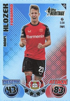Adam Hlozek Bayer 04 Leverkusen 2024/25 Topps Match Attax UEFA Club Competitions Topps Heritage #454