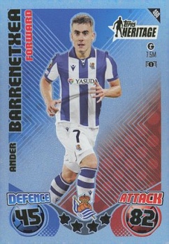 Ander Barrenetxea Real Sociedad 2024/25 Topps Match Attax UEFA Club Competitions Topps Heritage #460