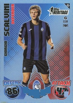 Giorgio Scalvini Atalanta BC 2024/25 Topps Match Attax UEFA Club Competitions Topps Heritage #465