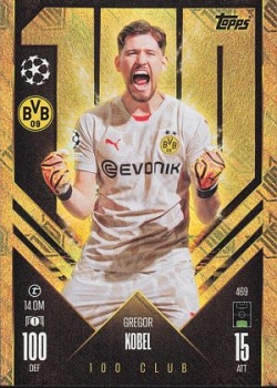 Gregor Kobel Borussia Dortmund 2024/25 Topps Match Attax UEFA Club Competitions 100 Club #469