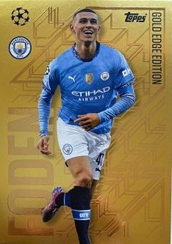 Phil Foden Manchester City 2024/25 Topps Match Attax UEFA Club Competitions Gold Edge Edition #GE1