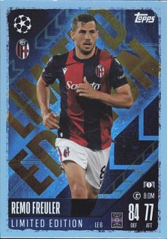 Remo Freuler Bologna 2024/25 Topps Match Attax UEFA Club Competitions Limited Edition #LE6