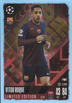 Vitor Roque FC Barcelona 2024/25 Topps Match Attax UEFA Club Competitions Limited Edition #LE10