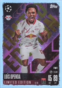 Lois Openda RB Leipzig 2024/25 Topps Match Attax UEFA Club Competitions Limited Edition #LE16