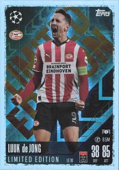 Luuk de Jong PSV Eindhoven 2024/25 Topps Match Attax UEFA Club Competitions Limited Edition #LE18