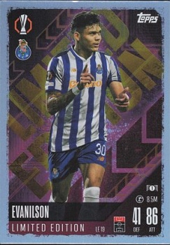 Evanilson FC Porto 2024/25 Topps Match Attax UEFA Club Competitions Limited Edition #LE19