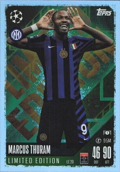 Marcus Thuram Internazionale Milano 2024/25 Topps Match Attax UEFA Club Competitions Limited Edition #LE20