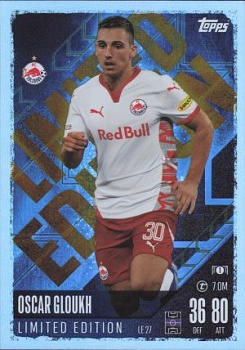 Oscar Gloukh Red Bull Salzburg 2024/25 Topps Match Attax UEFA Club Competitions Limited Edition #LE27