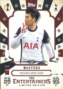 Heung-Min Son Tottenham Hotspur 2024/25 Topps Match Attax UEFA Club Competitions Limited Edition - The Entertainers - Masters #ELE10