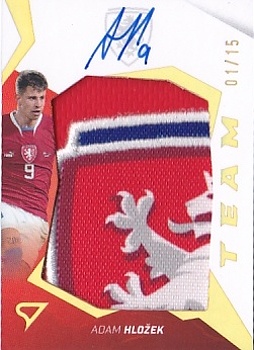 Adam Hlozek Czech Republic Hrdi Lvi 2024 SportZoo Team Unity Auto /15 #TU-AH