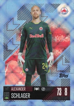 Alexander Schlager Red Bull Salzburg 2024/25 Topps Match Attax UEFA Club Competitions Crystal Parallel #389