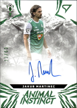 Jakub Martinec Jablonec SportZoo Chance Liga 2024/25 1. serie Animal Instinct Auto /60 #AIS-JM