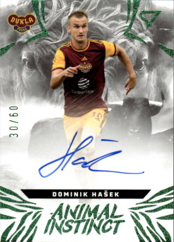 Dominik Hasek Dukla Praha SportZoo Chance Liga 2024/25 1. serie Animal Instinct Auto /60 #AIS-HA