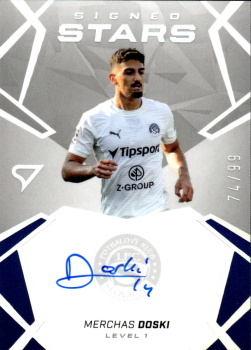 Merchas Doski Slovacko SportZoo Chance Liga 2024/25 1. serie Signed Stars - Level 1 /99 SL1-MD