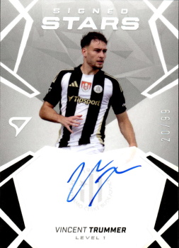 Vincent Trummer Ceske Budejovice SportZoo Chance Liga 2024/25 1. serie Signed Stars - Level 1 /99 SL1-VT