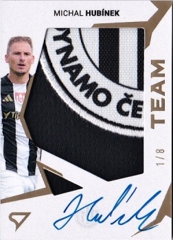 Michal Hubinek Ceske Budejovice SportZoo Chance Liga 2024/25 1. serie Team Unity Auto /8 TU-HU