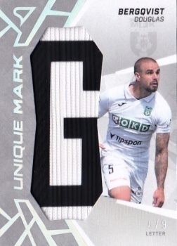 Douglas Bergqvist Karvina SportZoo Chance Liga 2024/25 1. serie Unique Mark /9 UM-DB