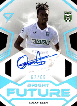 Lucky Ezeh Karvina SportZoo Chance Liga 2024/25 1. serie Bright Future Auto /65 #BFS-LE
