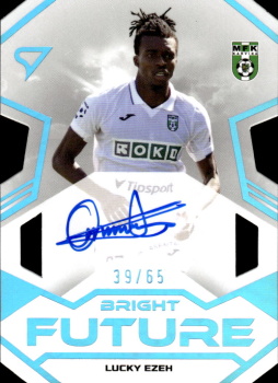 Lucky Ezeh Karvina SportZoo Chance Liga 2024/25 1. serie Bright Future Auto /65 #BFS-LE