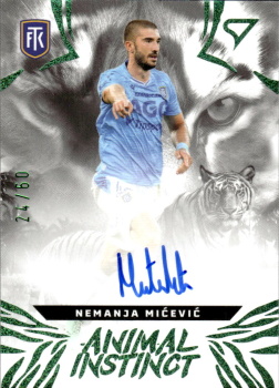 Nemanja Micevic Teplice SportZoo Chance Liga 2024/25 1. serie Animal Instinct Auto /60 #AIS-NM