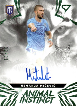 Nemanja Micevic Teplice SportZoo Chance Liga 2024/25 1. serie Animal Instinct Auto /60 #AIS-NM