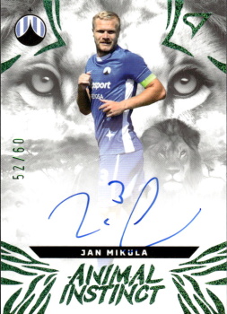 Jan Mikula Liberec SportZoo Chance Liga 2024/25 1. serie Animal Instinct Auto /60 #AIS-JM