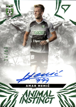 Amar Memic Karvina SportZoo Chance Liga 2024/25 1. serie Animal Instinct Auto /60 #AIS-AM