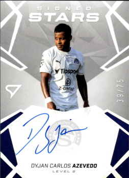 Dyjan Carlos Azevedo Slovacko SportZoo Chance Liga 2024/25 1. serie Signed Stars - Level 2 /75 SL2-DA