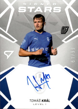 Tomas Kral Mlada Boleslav SportZoo Chance Liga 2024/25 1. serie Signed Stars - Level 1 /99 SL1-TK