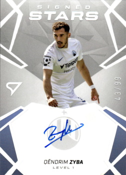 Qendrim Zyba Liberec SportZoo Chance Liga 2024/25 1. serie Signed Stars - Level 1 /99 SL1-QZ