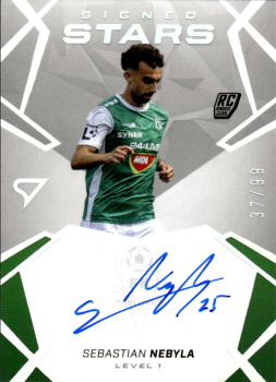 Sebastian Nebyla Jablonec SportZoo Chance Liga 2024/25 1. serie Signed Stars - Level 1 /99 SL1-SN