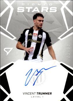 Vincent Trummer Ceske Budejovice SportZoo Chance Liga 2024/25 1. serie Signed Stars - Level 1 /99 SL1-VT