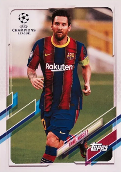 Lionel Messi FC Barcelona 2020/21 Topps UEFA Champions League Japan Edition #1