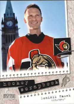 Dominik Hasek Ottawa Senators Upper Deck 2005/06 Hockey Scrapbook #HS5