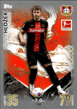 Adam Hlozek Bayer 04 Leverkusen Topps Match Attax Bundesliga 2023/24 #248