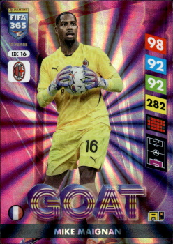Mike Maignan A.C. Milan Panini FIFA 365 2025 Adrenalyn XL Goat #EXC 16