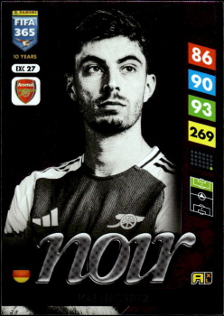 Kai Havertz Arsenal Panini FIFA 365 2025 Adrenalyn XL Noir #EXC 27