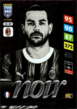 Theo Hernandez A.C. Milan Panini FIFA 365 2025 Adrenalyn XL Noir #EXC 39