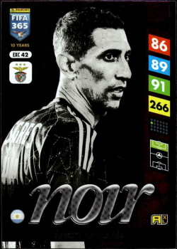 Angel Di Maria SL Benfica Panini FIFA 365 2025 Adrenalyn XL Noir #EXC 42