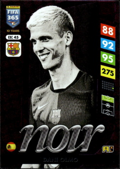 Dani Olmo FC Barcelona Panini FIFA 365 2025 Adrenalyn XL Noir #EXC 45